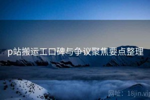 p站搬运工口碑与争议聚焦要点整理 p站搬运工口碑与争议聚焦要点整理