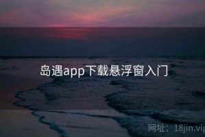 岛遇app下载悬浮窗入门 岛遇app下载悬浮窗入门