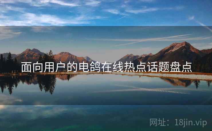 面向用户的电鸽在线热点话题盘点 面向用户的电鸽在线热点话题盘点