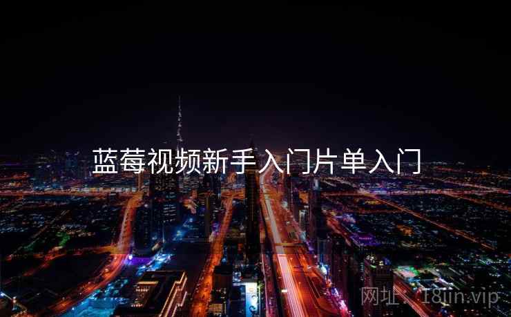蓝莓视频新手入门片单入门 蓝莓视频新手入门片单入门