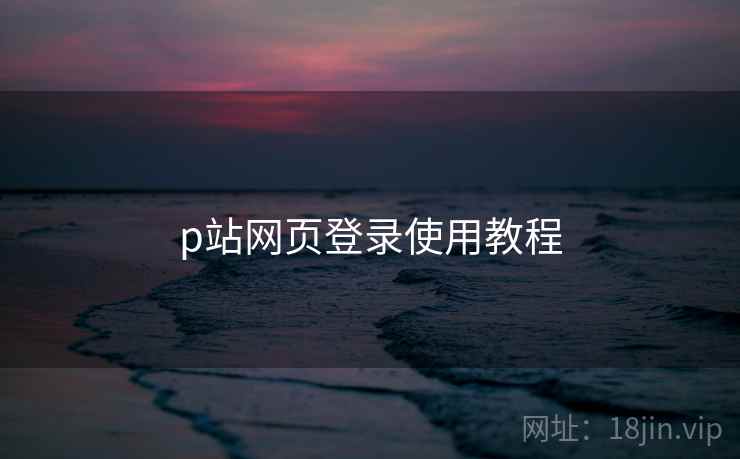 p站网页登录使用教程 p站网页登录使用教程