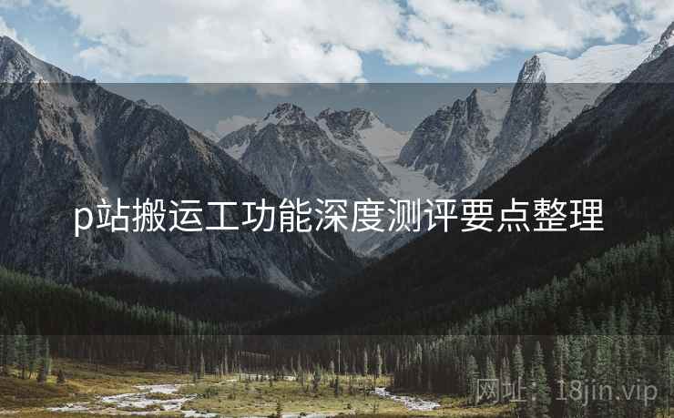 p站搬运工功能深度测评要点整理 p站搬运工功能深度测评要点整理